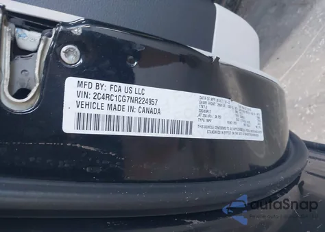 2022 Chrysler Voyager Lx из США, поврежденный, VIN 2C4RC1CG7NR224957